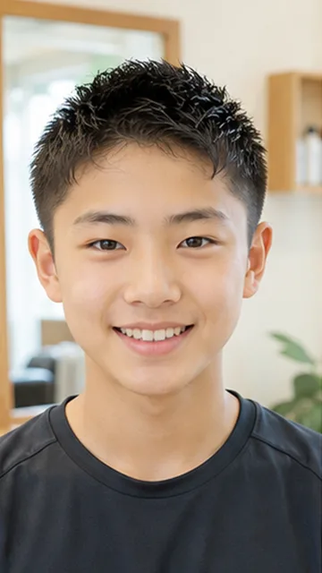 中学生 スポーツ刈り・ショートスタイル