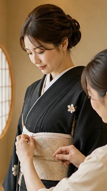 レディース 留袖着付け